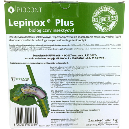 Lepinox Plus 1kg Biocont