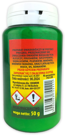 Bandit 40 WP 50g Chemron