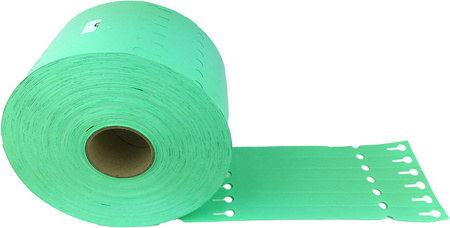 Etichete cu buclă TT 17x200mm 3500pcs 6r Verde