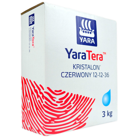 Kristalon červená 12+12+36 3kg Yara