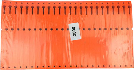Etikety Tyvek 12,7x160mm Plis 2500ks oranžové