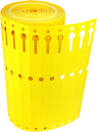 Etykiety Tyvek 17x220mm Rolka 1000szt Żółty