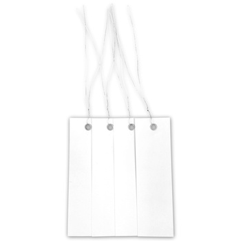Etykiety Zawieszane z drut 30x100mm Białe 250szt