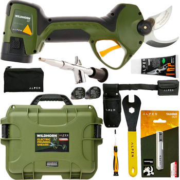 Set tunsori electrice fără fir cu 3 baterii WILDHORN 32 ALPEN