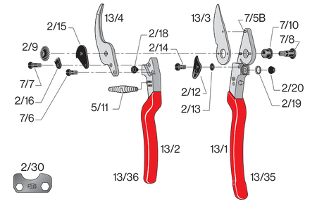 Ersatzklinge für FELCO 13/3