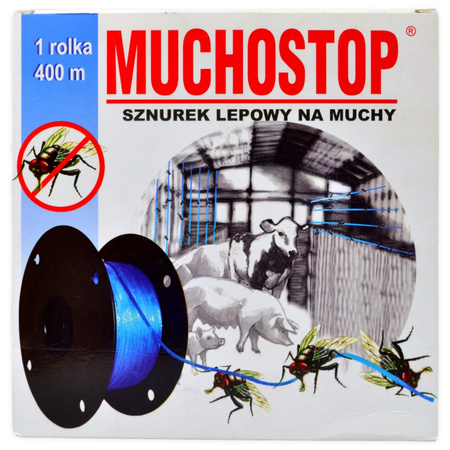 Muchostop Sznurek lepowy na muchy 400m