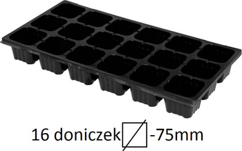 Wielodoniczka WD 75x75x60/18 kwadrat JRK