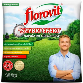 Nawóz do trawników Szybki Efekt 10kg Florovit Inco