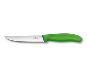 Nóż ostrze ząbkowane 12cm zielony Victorinox