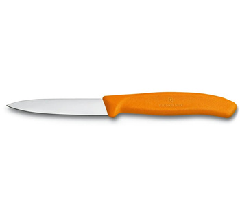 Oranžový nůž s hladkou čepelí 8 cm Victorinox