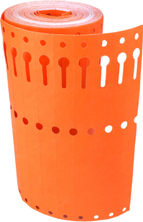 Etichete Tyvek 17x220mm rola 1000pcs Orange