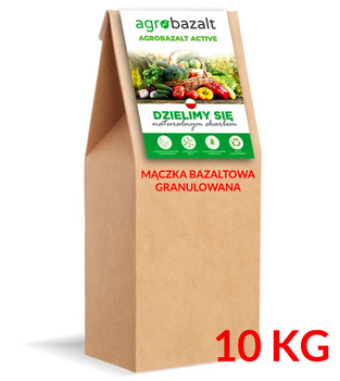 Mączka bazaltowa GRANULOWANA 10kg Agrobazalt Active