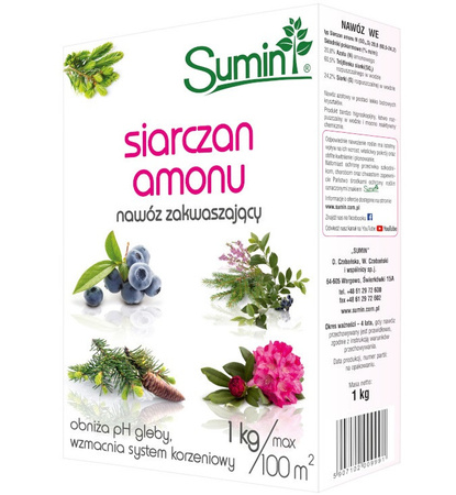 Siarczan Amonu 1kg Sumin