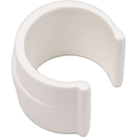 KOMPLET 50x Spinka klips do folii tunelowej BIAŁY 20mm