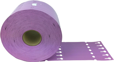 Etichete cu buclă TT 17x250mm 3000pcs 6r Violet