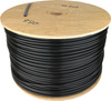 Wężyk sadowniczy na drewnianej szpuli 5,5mm 550m PVC Czarny