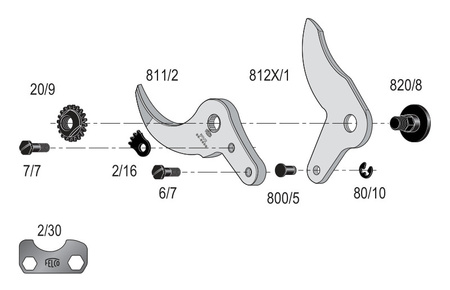 Ostrze FELCO XPRO 812X/1