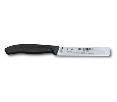 Nóż czarny ostrze gładkie Victorinox