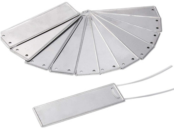 Etykiety aluminiowe 50szt