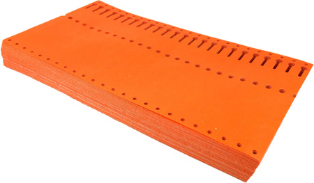 Etykiety Tyvek 12,7x220mm Plis 2500szt Pomarańczow