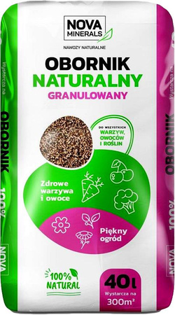 Obornik granulowany NATURALNY 40L 25kg Vila Eco/kurzak/