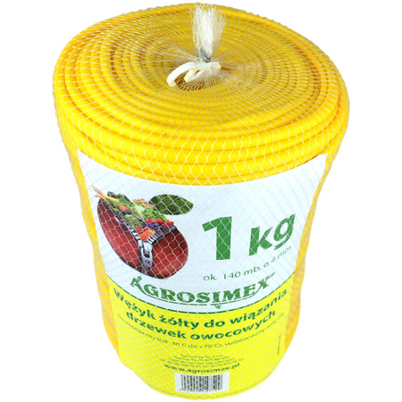 Wężyk sadowniczy żółty 1kg*4mm*140mb Agrosimex