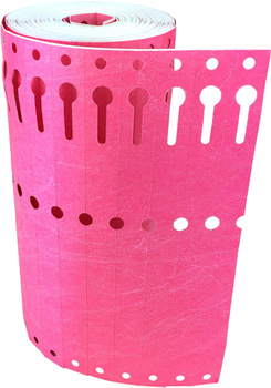 Tyvek etikety 12,7x160mm role 1000ks růžová