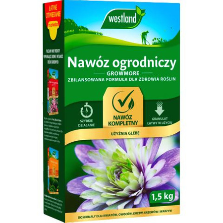 Nawóz ogrodniczy Growmore 1,5kg Westland