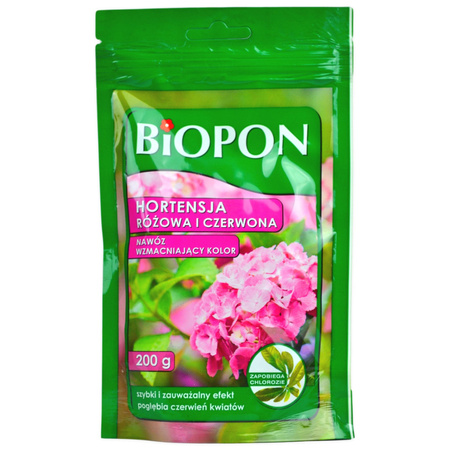 Îngrășământ pentru îmbunătățirea culorii Hydrangea 200g Biopon