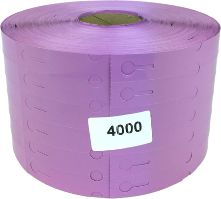 Schlaufenetiketten TT 17x160mm 4000Stück 6r Violett