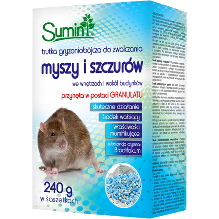 Granulat na myszy 240g Sumin