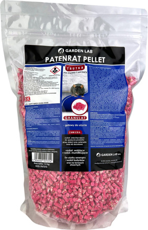 Pelety pro myši Patenrat Pellet 1,5kg Garden Lab