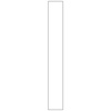 Štítky na vánoční stromek PVC 25x220mm 250ks Bílá