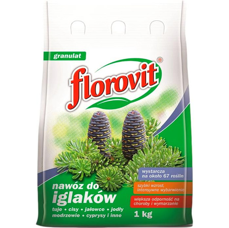 Nawóz do iglaków 1kg Florovit