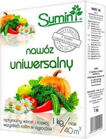 Îngrășământ universal 1kg Sumin