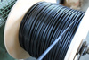 Furtun de livadă pe bobină de lemn 4.5mm 700m PVC Negru
