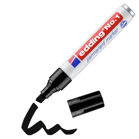 Marker Permanentny No.1 1-5mm Czarny EDDING baumsc