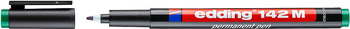 Permanentní fóliové pero 142 M 1 mm zelené EDDING