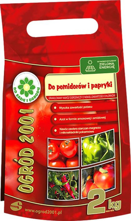 Ogród 2001 do pomidorów i papryki 2kg Siarkopol