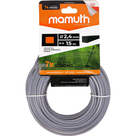 Řezací šňůra 2,4 mm 15 m QUADRATIC KT-V15 MAMUTH