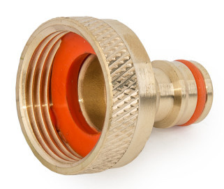 Conector pentru robinet cu filet de alamă de 1" Bradas