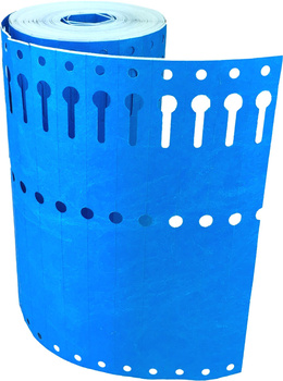 Etichete Tyvek 12.7x160mm rolă 1000pcs Albastru
