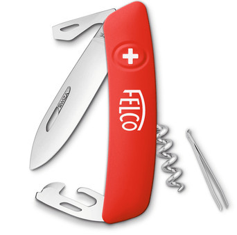 Szwajcarski nóż 9 funkcji z korkociągiem FELCO 503
