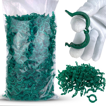 Zapinka do pomidorów oraz znaczenia CIEMNOZIELONY 1000szt