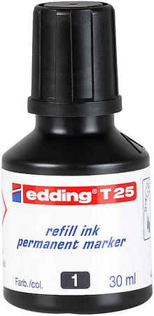 Marker permanent cu cerneală reîncărcabilă T 25 negru EDDING