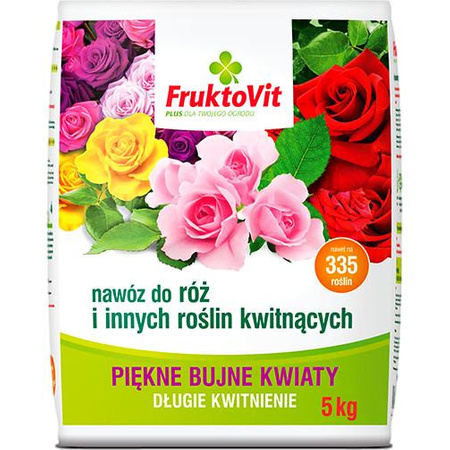 Nawóz do róż i kwitnących 5kg Fruktovit