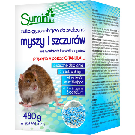 Granulat na myszy 480g Sumin