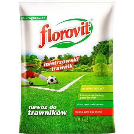 Nawóz do trawników Mistrzowski Trawnik 15kg Florovit