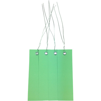 Etykiety Zawieszane z drut 30x100mm Zielone 250szt