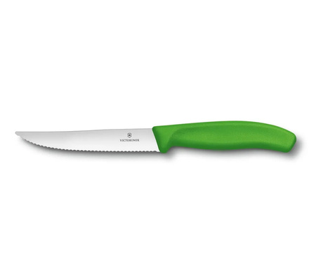 Nóż ostrze ząbkowane 12cm zielony Victorinox